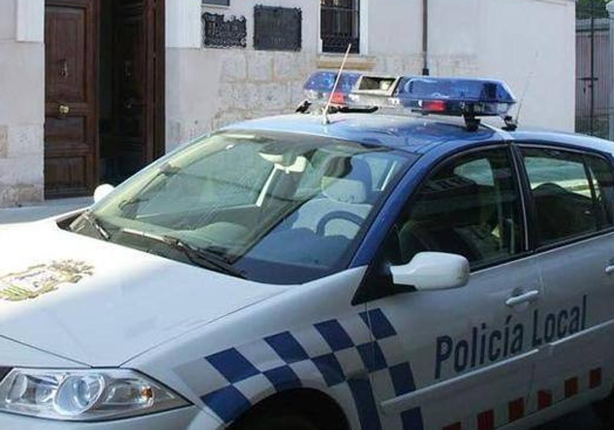 Un vehículo de la Policía Local de Zamora.