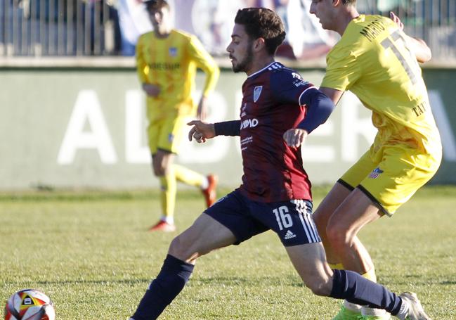 Ivo, en un partido con la Segoviana.