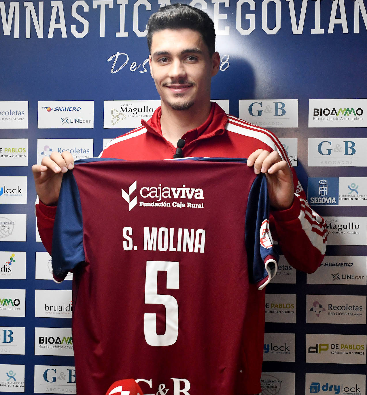 Sergi Molina, durante su presentación.