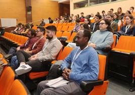 Participantes en el congreso celebrado en la Escuela Agraria de Palencia.