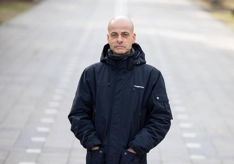 Eduardo Ordóñez Póliz, en el Campo Grande de Valladolid.