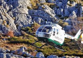 Imagen de archivo del helicópero de la Guardia Civil.