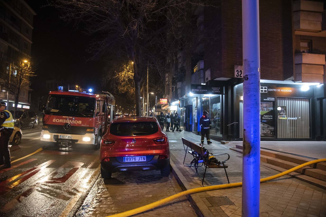 El incendio en Mahonías, en imágenes
