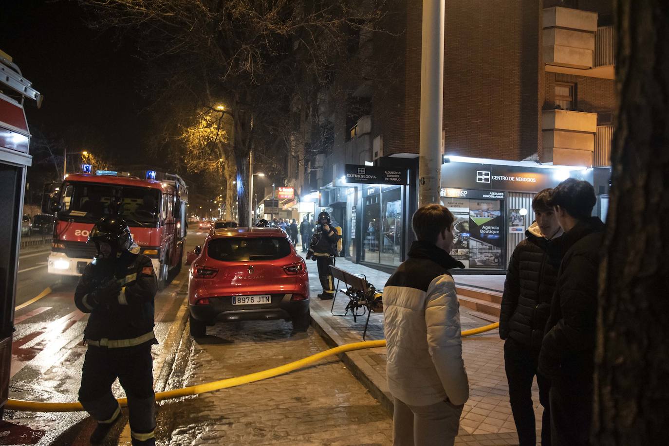 El incendio en Mahonías, en imágenes