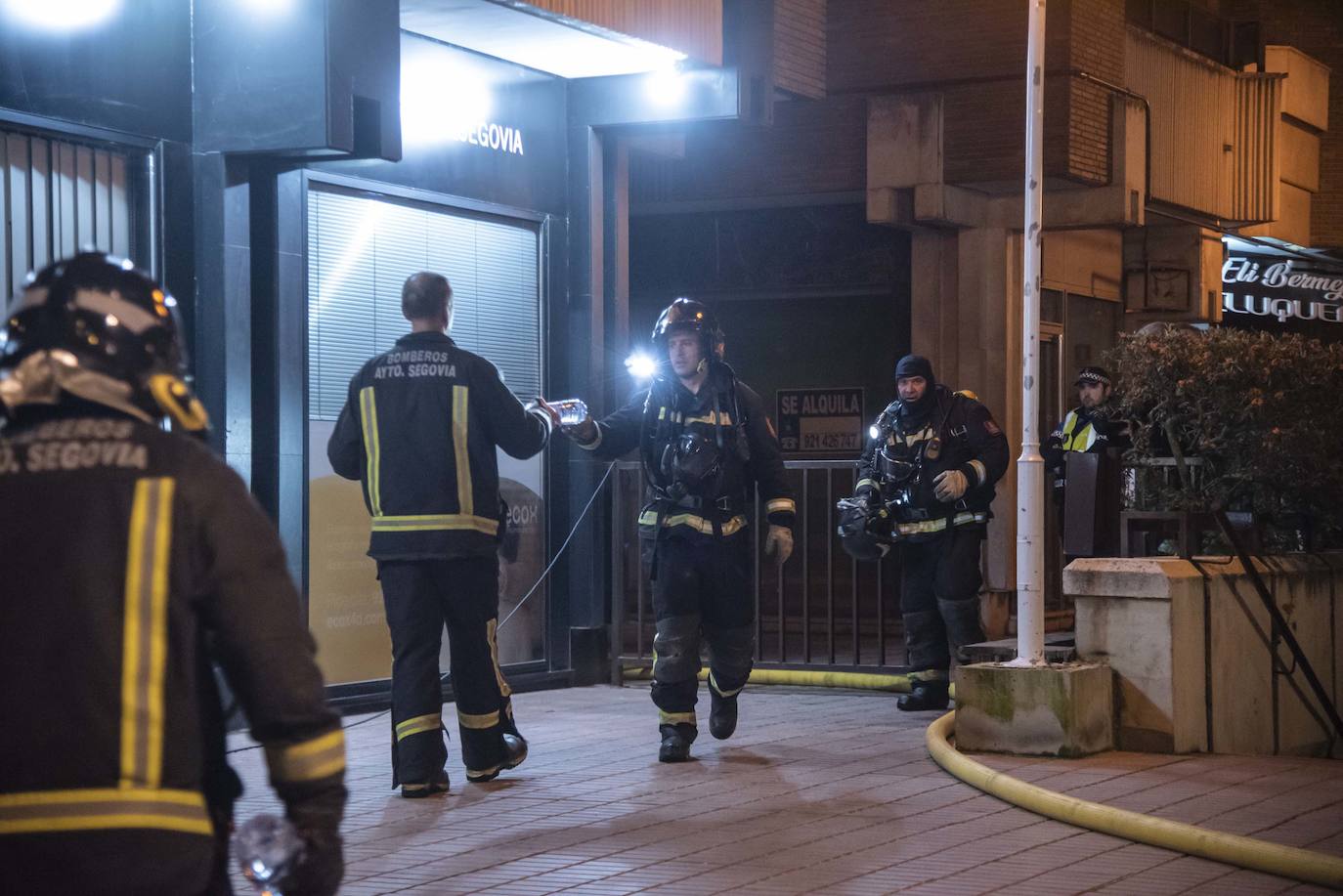 El incendio en Mahonías, en imágenes