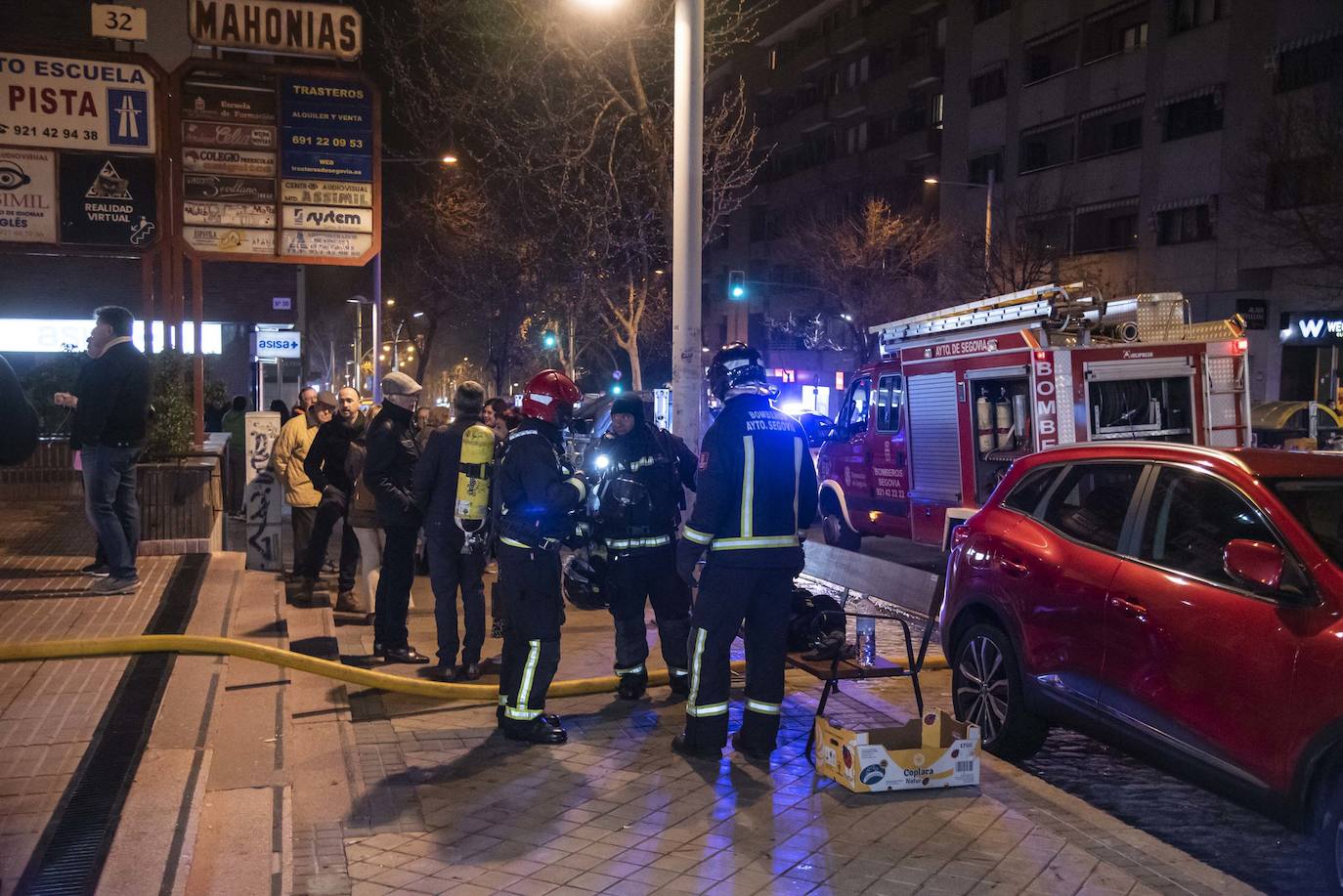 El incendio en Mahonías, en imágenes