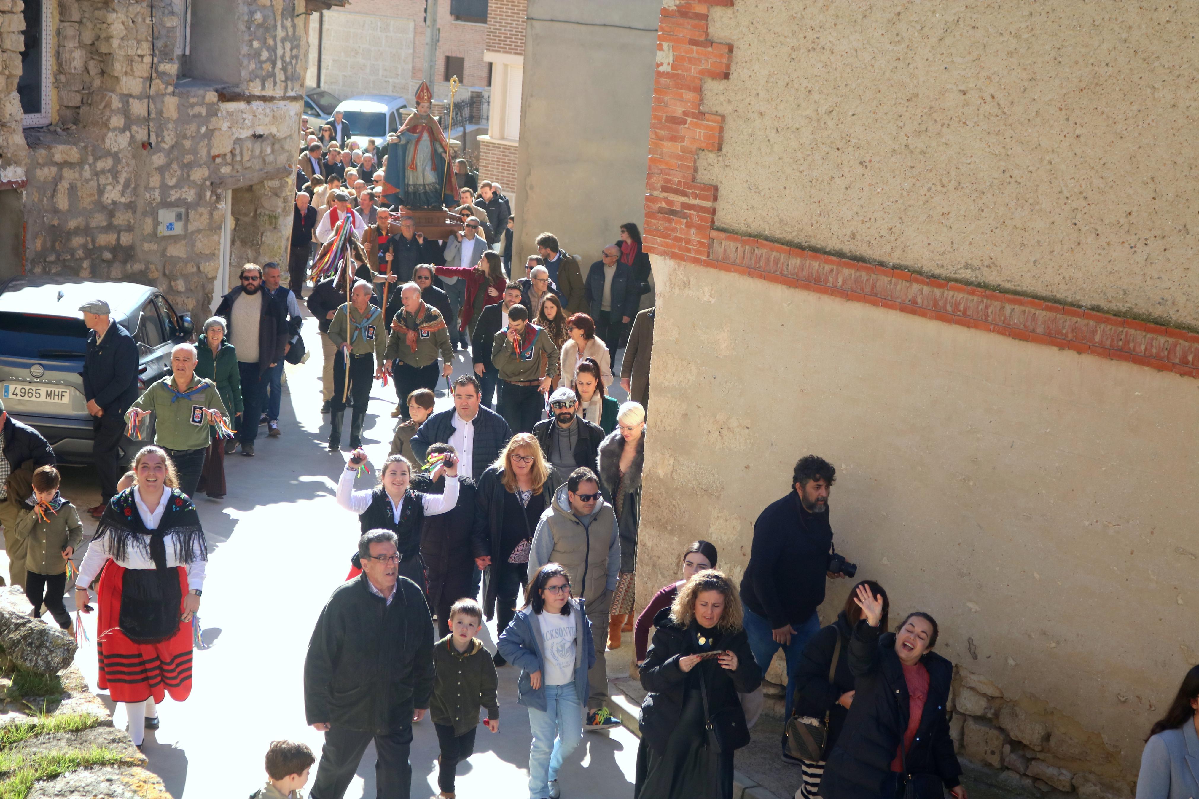 Hornillos de Cerrato se rinde a San Blas