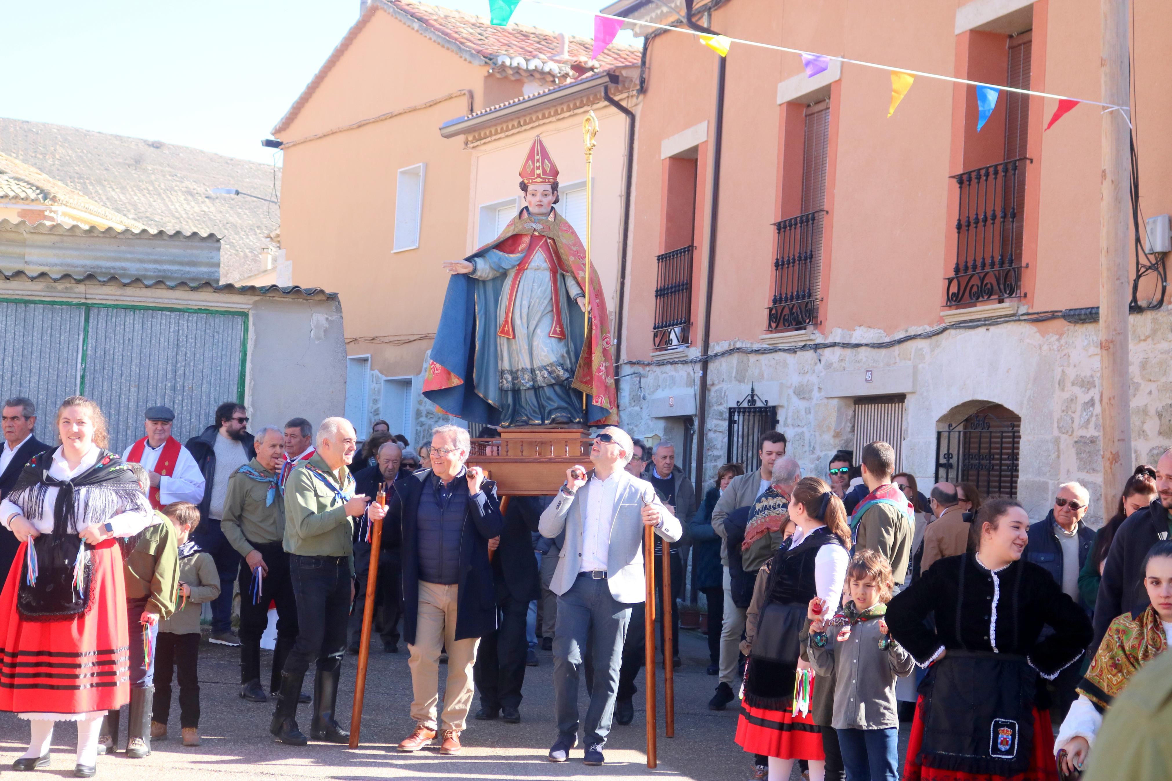 Hornillos de Cerrato se rinde a San Blas