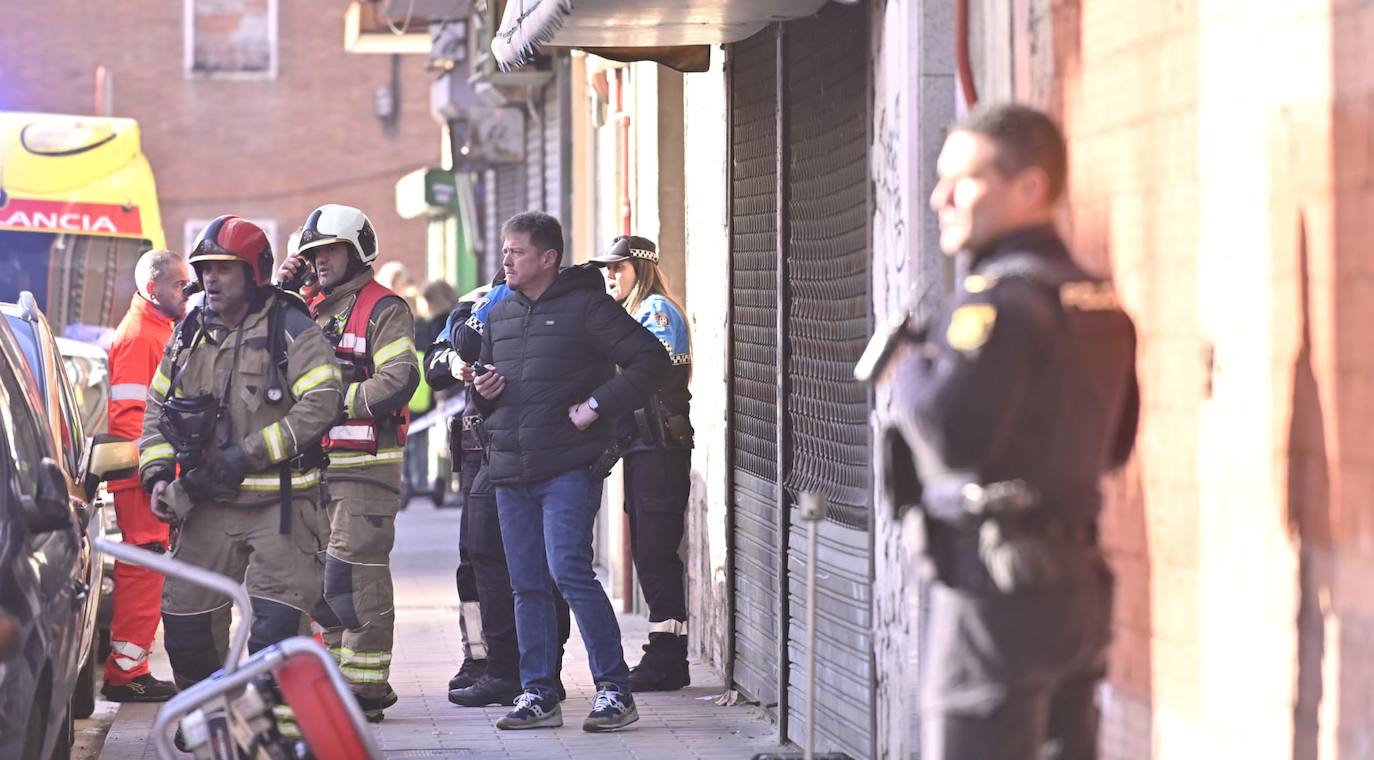 El incendio de la calle Cisne, en imágenes