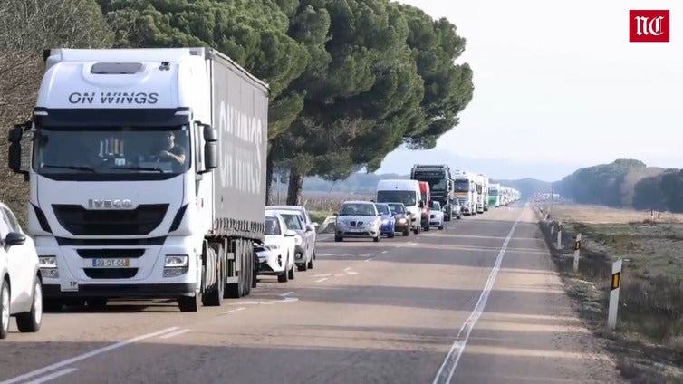 Inesperada tractorada en Valladolid