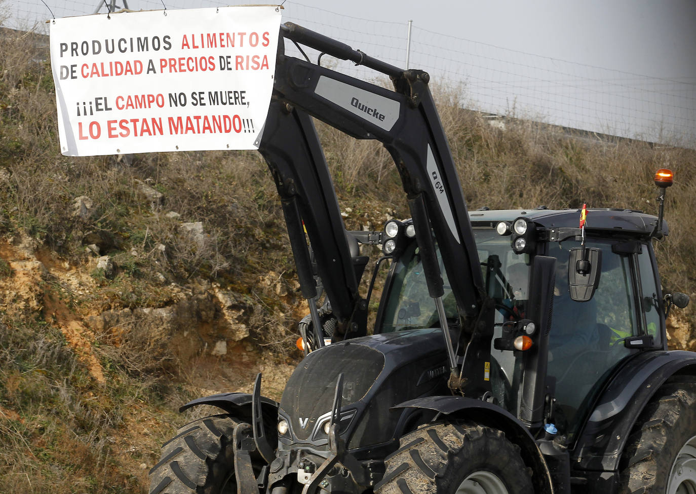 Las protestas de los agricultores segovianos, en imágenes