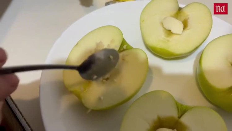 La receta del día: manzanas asadas en freidora de aire