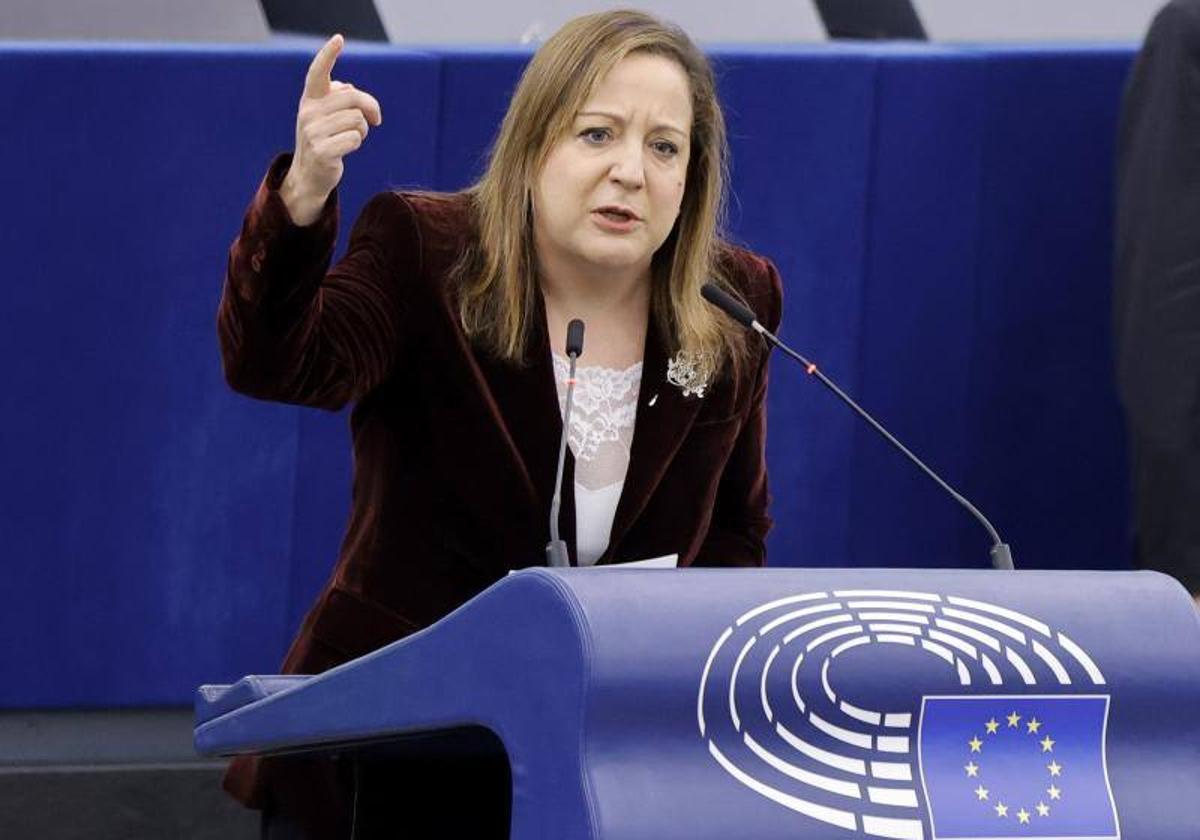 La presidenta de los socialistas europeos, Iratxe García.