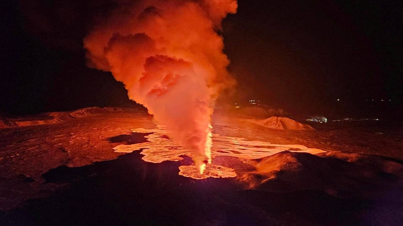 Las espectaculares imágenes que ha dejado la nueva erupción volcánica en Islandia