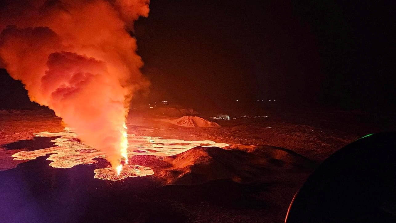 Las espectaculares imágenes que ha dejado la nueva erupción volcánica en Islandia