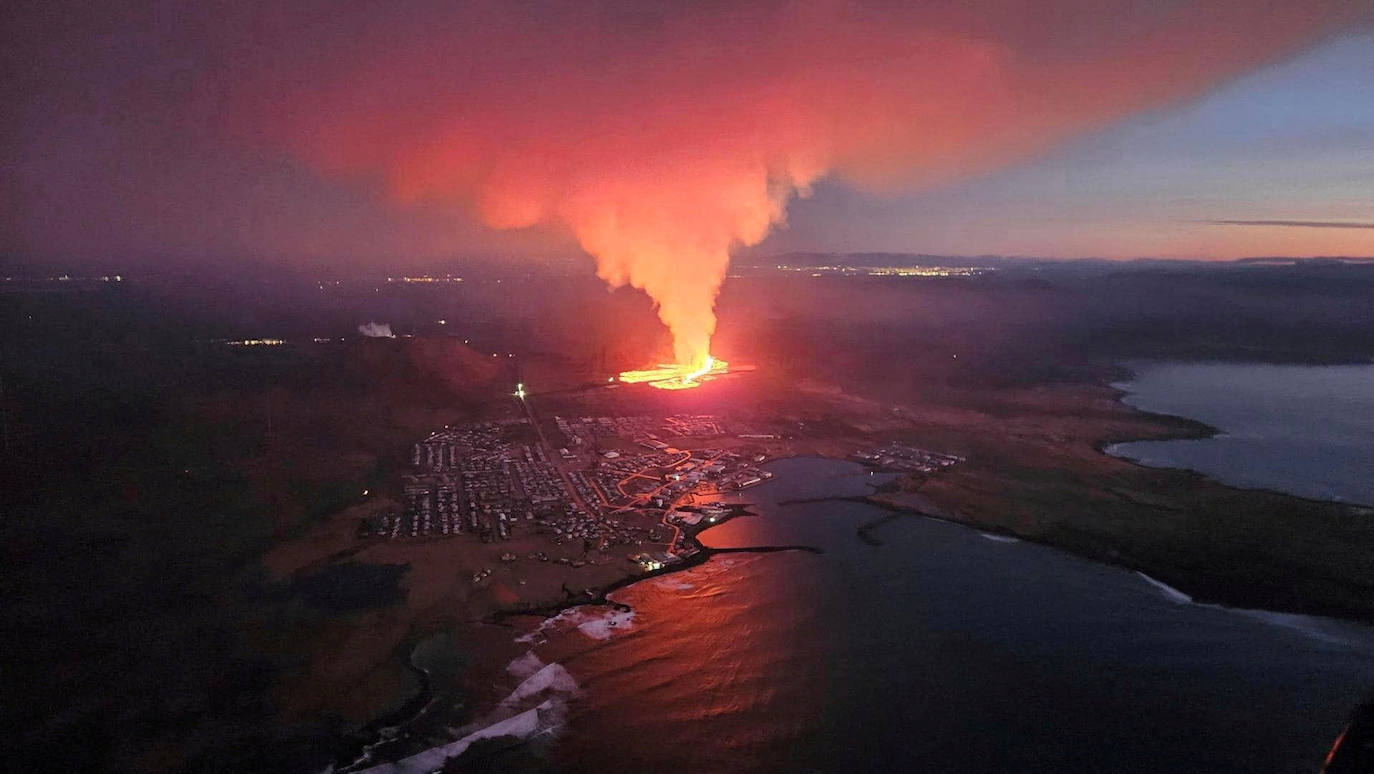 Las espectaculares imágenes que ha dejado la nueva erupción volcánica en Islandia