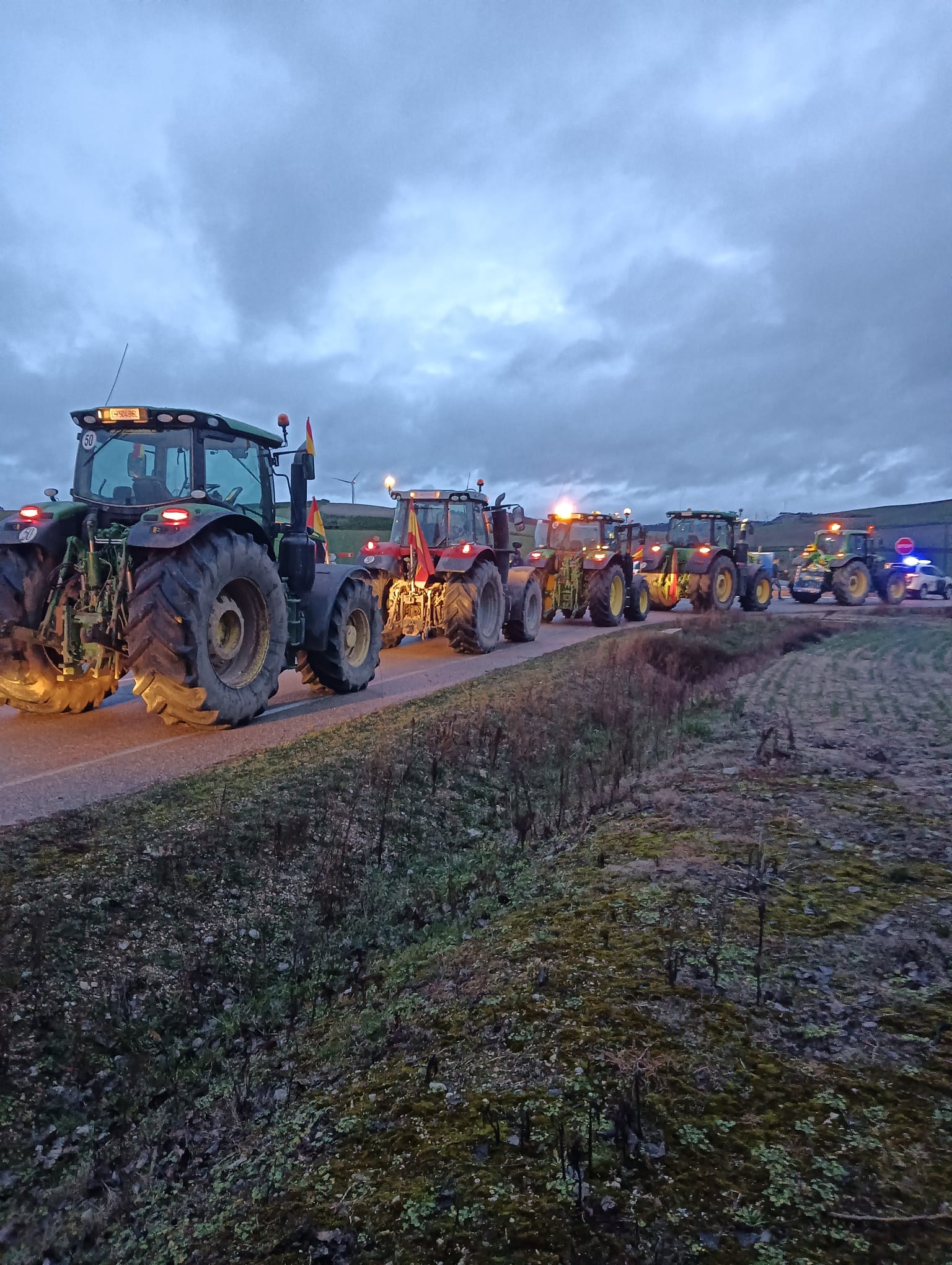 Imágenes de la nueva tractorada en Valladolid