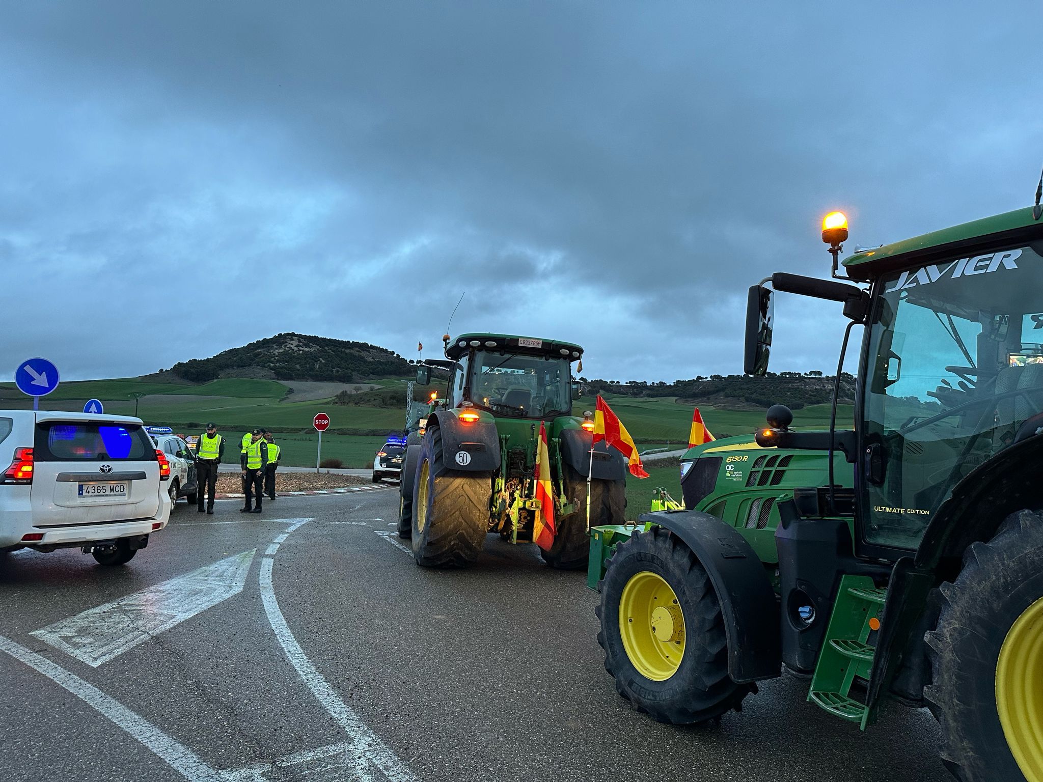 Imágenes de la nueva tractorada en Valladolid