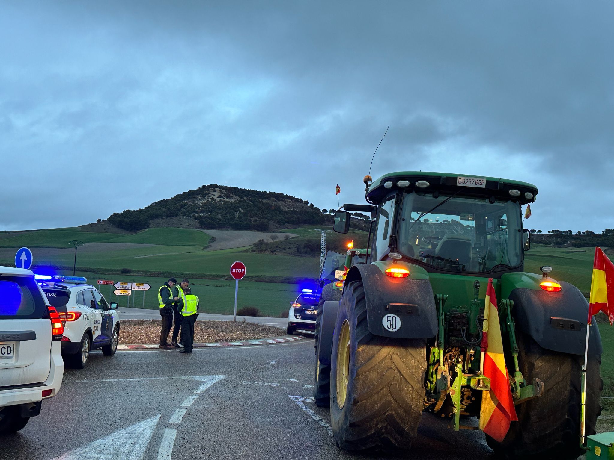 Imágenes de la nueva tractorada en Valladolid