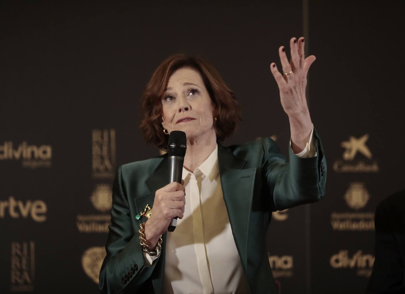 Sigourney Weaver en Valladolid: «Hay que agradecer a las mujeres que alzan la voz contra los abusos»