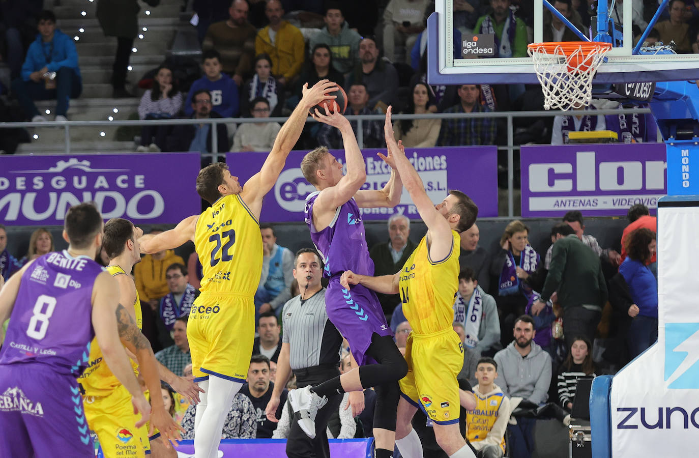 Palencia festeja el cuarto triunfo del Zunder