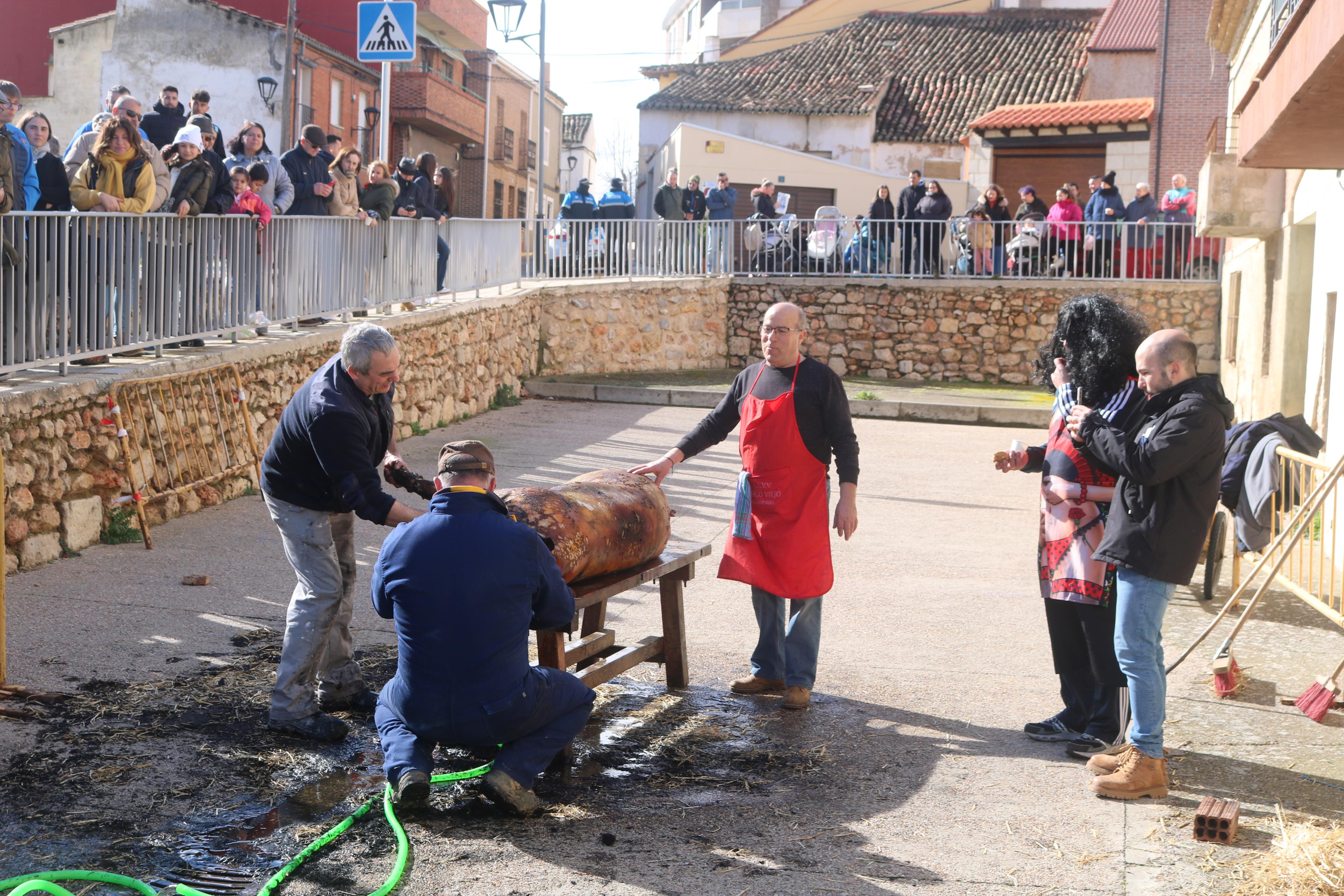 Villamuriel de Cerrato celebra su Fiesta de la Matanza