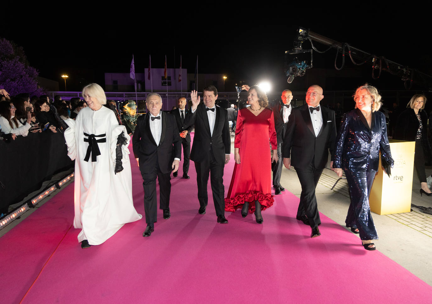 Susi Sánchez, Méndez Leite, Alfonso Fernández Mañueco, Fina Martín, Jesús Julio Carnero y Rosa Urbón.