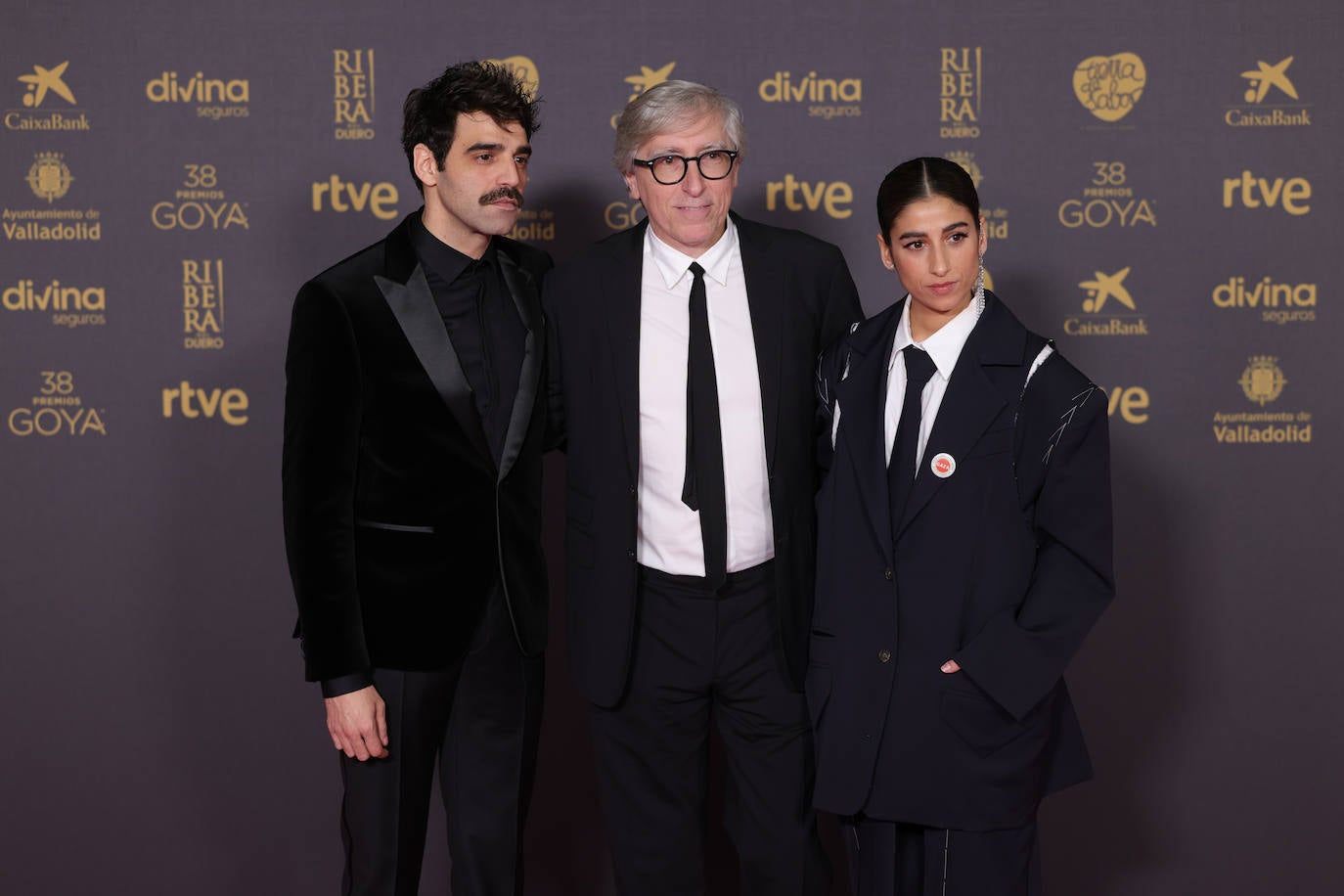 David Berdaguer, David Trueba y Carolina Yuste.