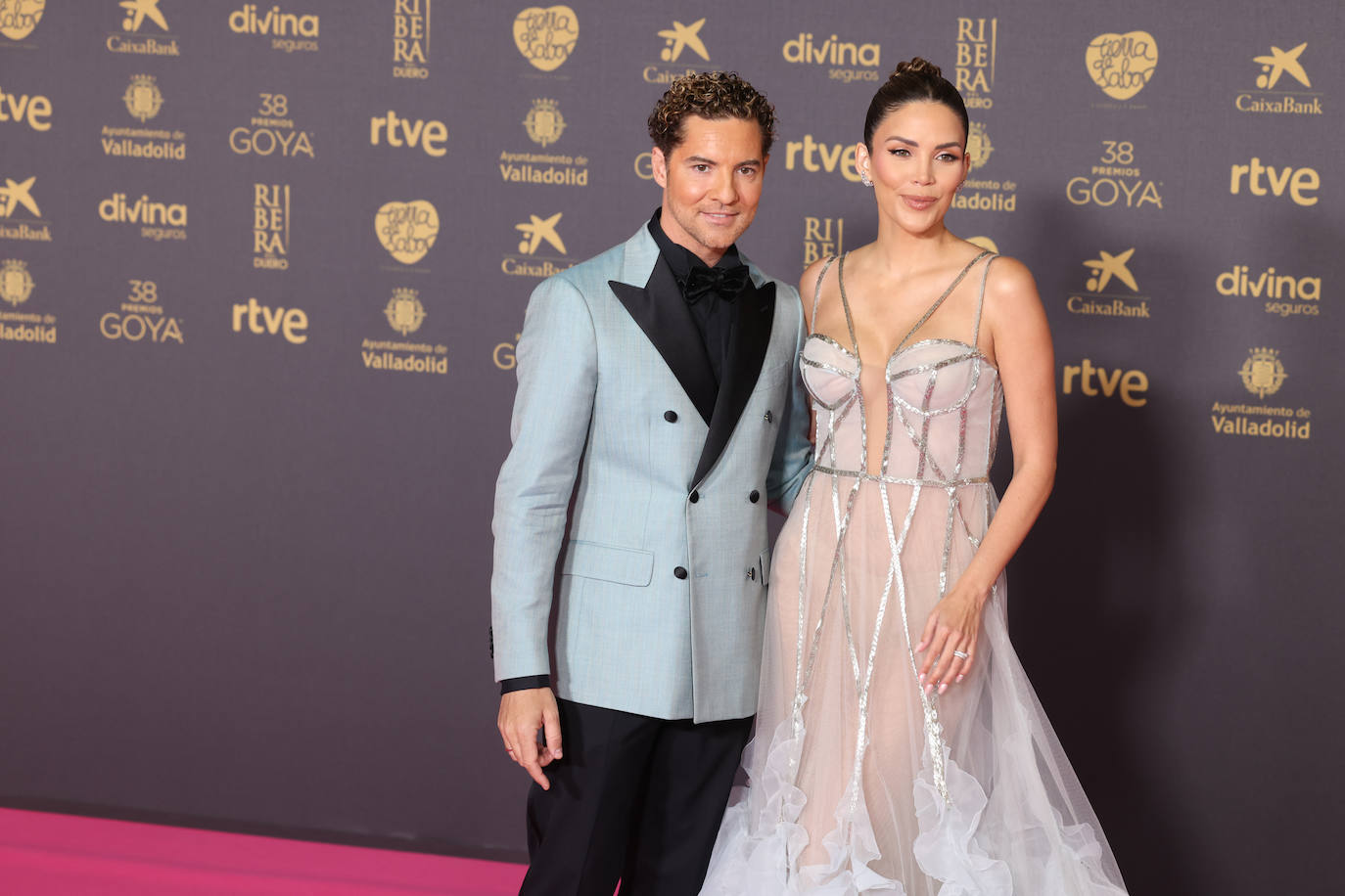 David Bisbal y Rosanna Zanetti.