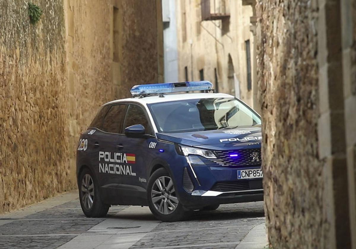 Patrulla de la Policía Nacional en Soria.