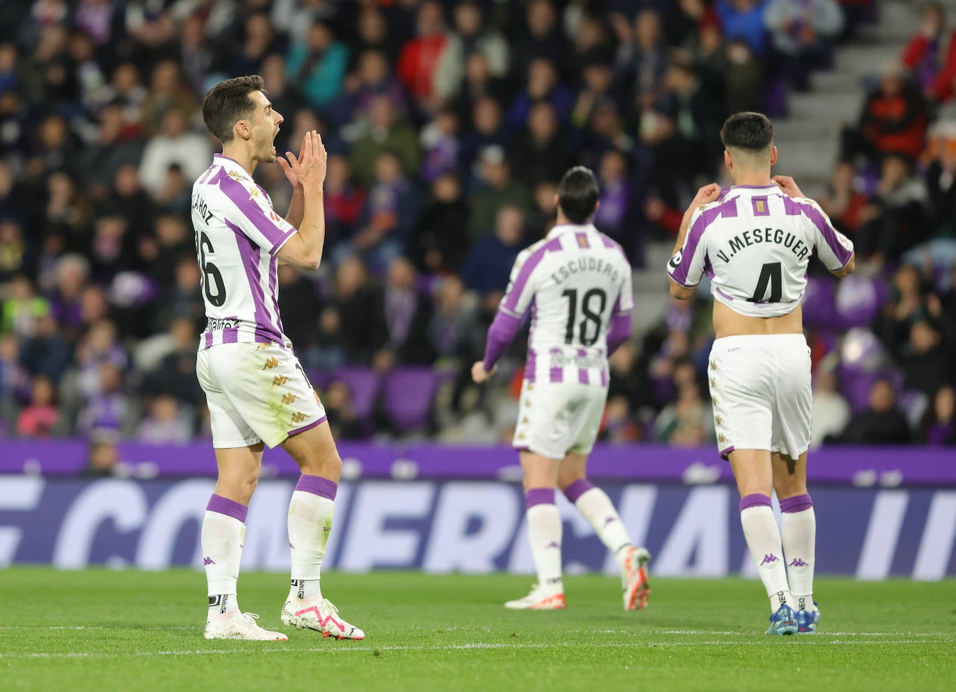 Las imágenes del partido entre el Real Valladolid y el Albacete