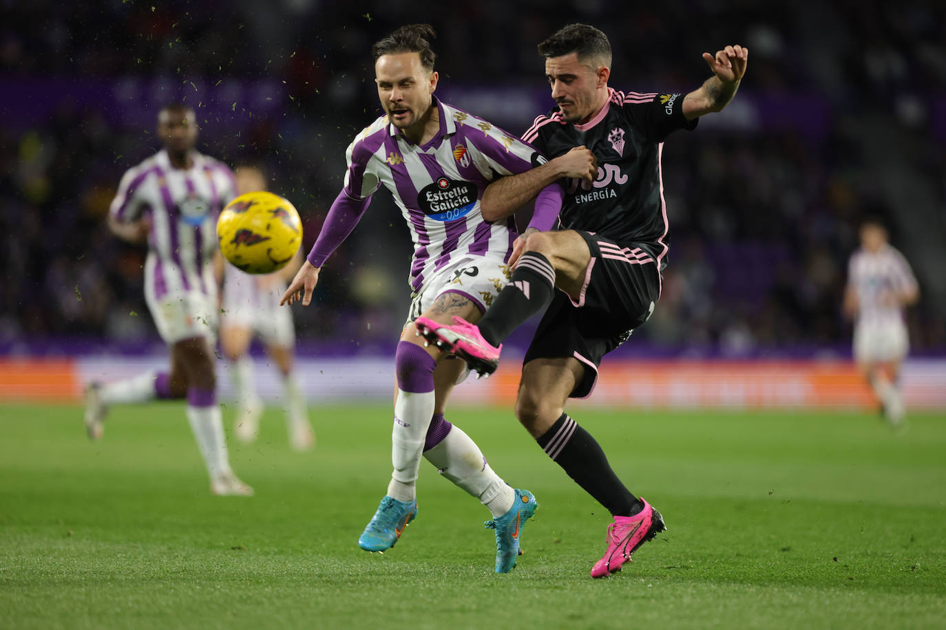 Las imágenes del partido entre el Real Valladolid y el Albacete