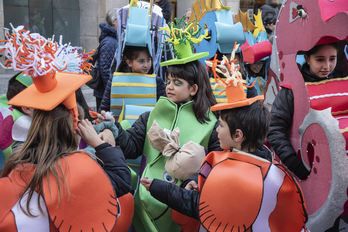 El carnaval infantil de Segovia, en imágenes