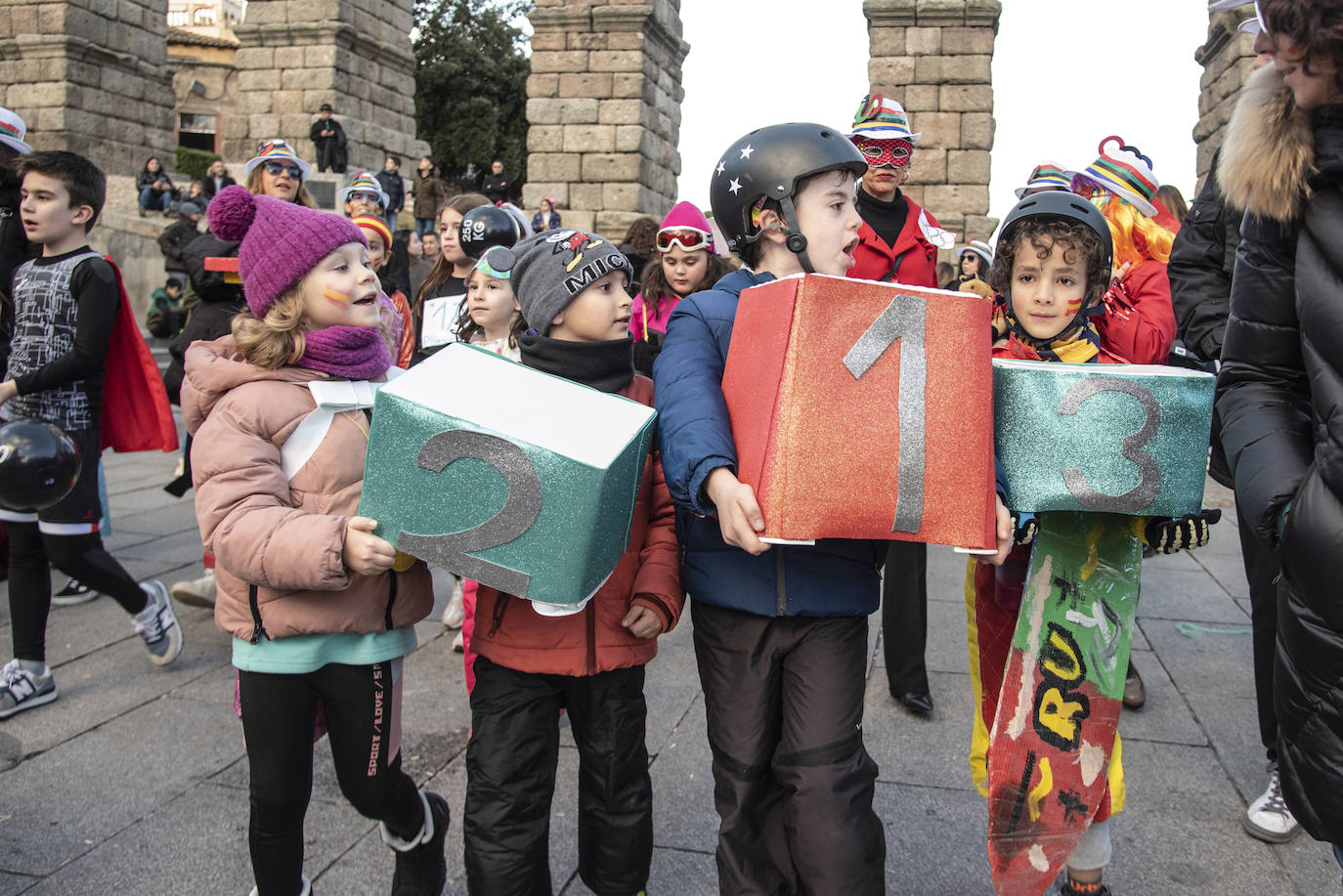 El carnaval infantil de Segovia, en imágenes