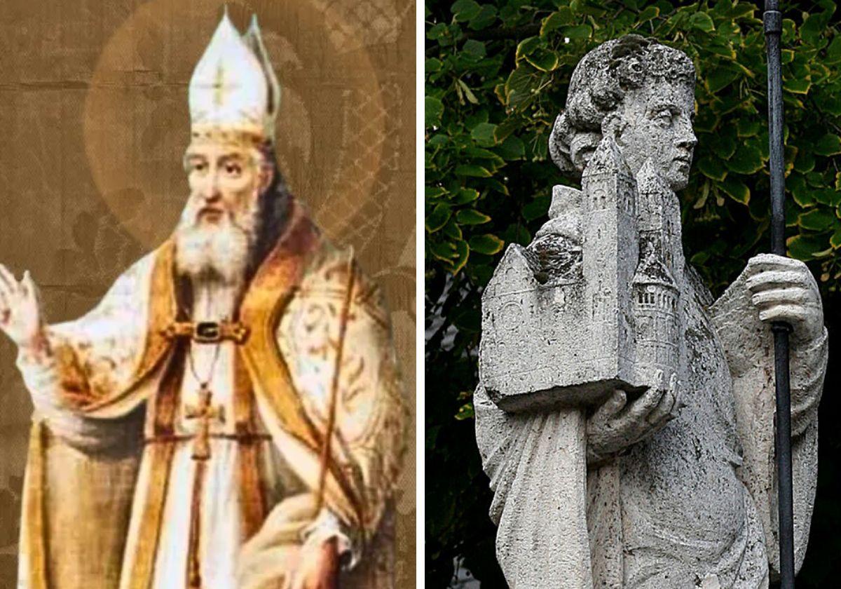 San Benigno de Todi y San Castor de Aquitania.