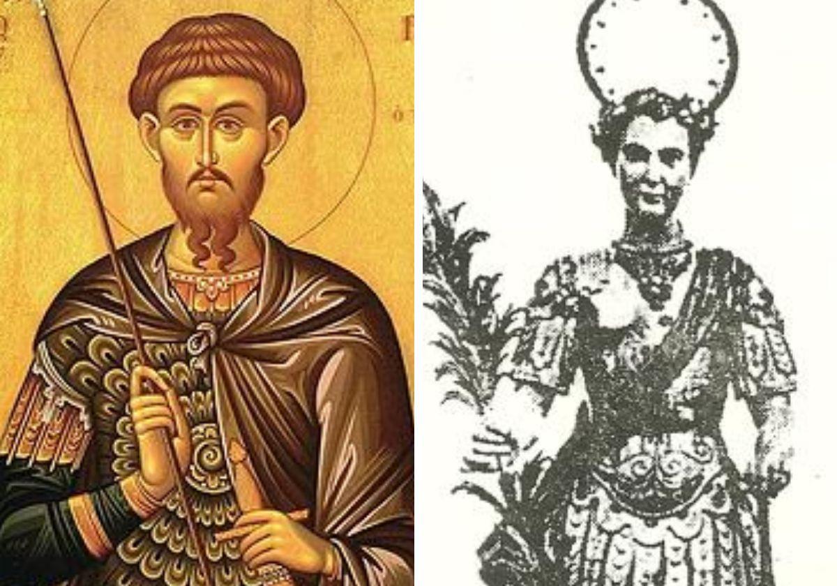 San Teodoro de Bizancio y San Bonoso.