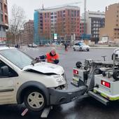 El cruce de las dudas de Parquesol suma un aparatoso choque frontal