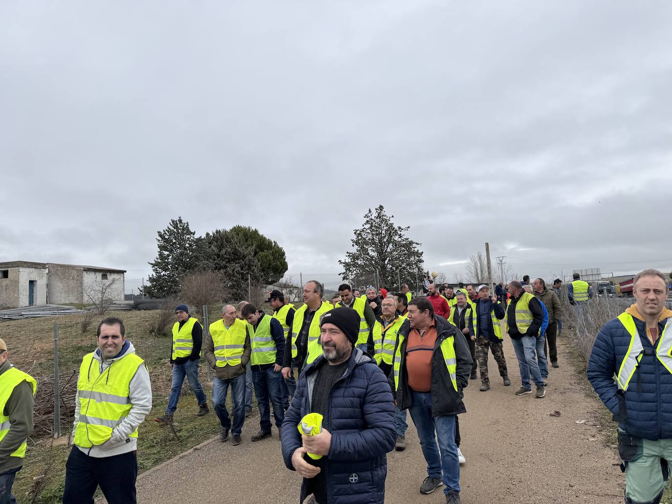 Primeras imágenes de la tractorada en Palencia