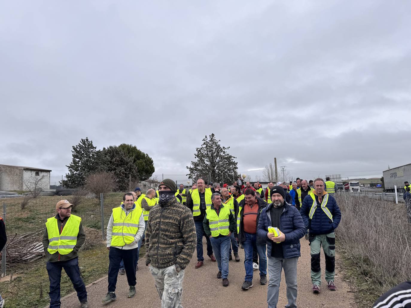 Primeras imágenes de la tractorada en Palencia