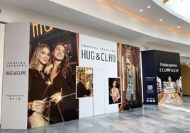 Anuncio de la próxima apertura de Hug&Clau en Río Shopping.