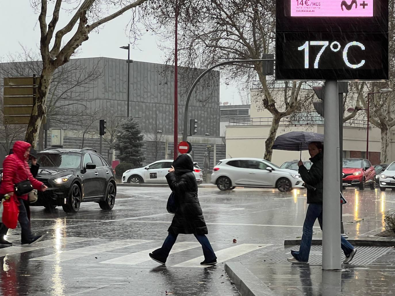 Precipitaciones en Valladolid, sin «lluvia de sangre»
