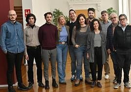 Comisarios y artistas implicados en el Meet You.