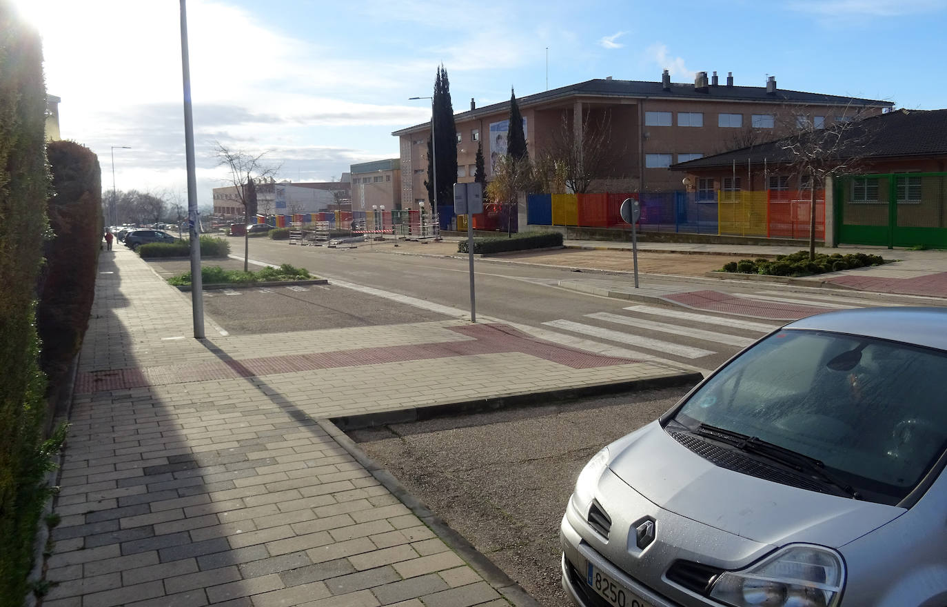 Las obras de la red de calor en Parquesol, en imágenes