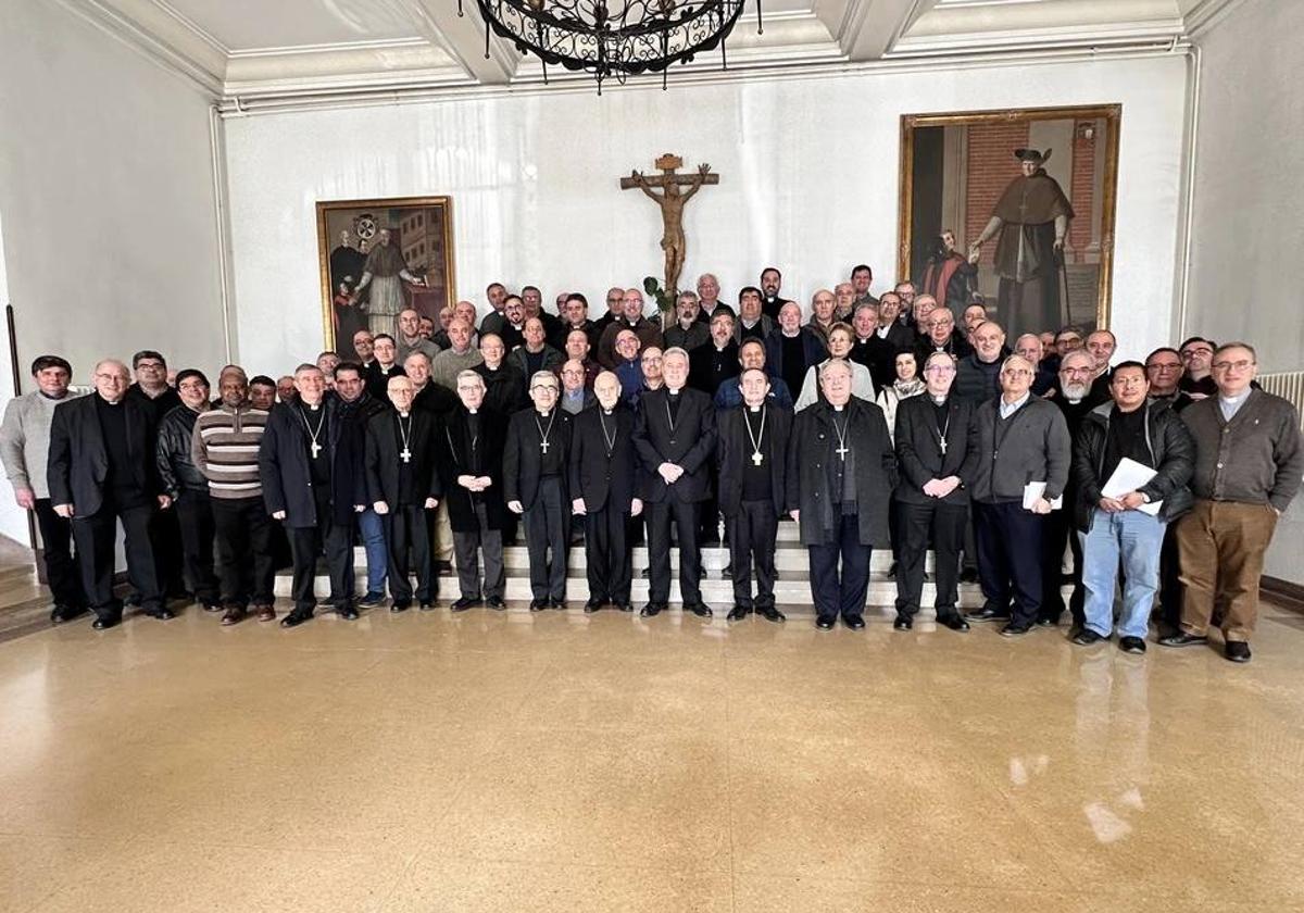 Participantes en el encuentro de las diócesis de Castilla y León, que comienza este lunes en Ávila.