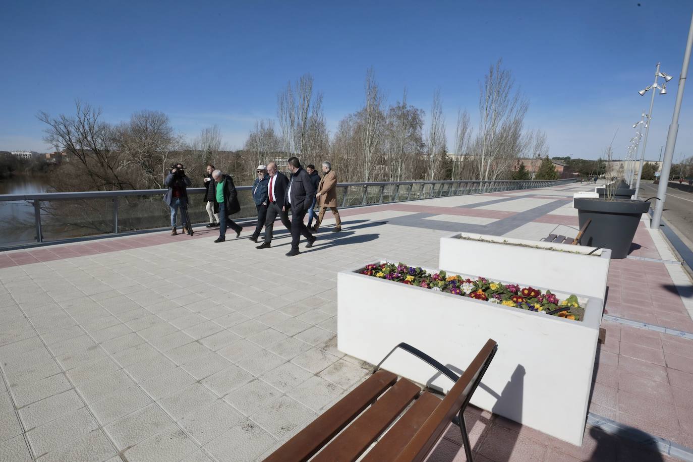 Las imágenes de la reforma realizada en el puente de Santa Teresa