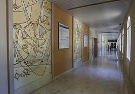 El pasillo del centro Hermanas Hospitalarias conocido como 'el kilómetro'.