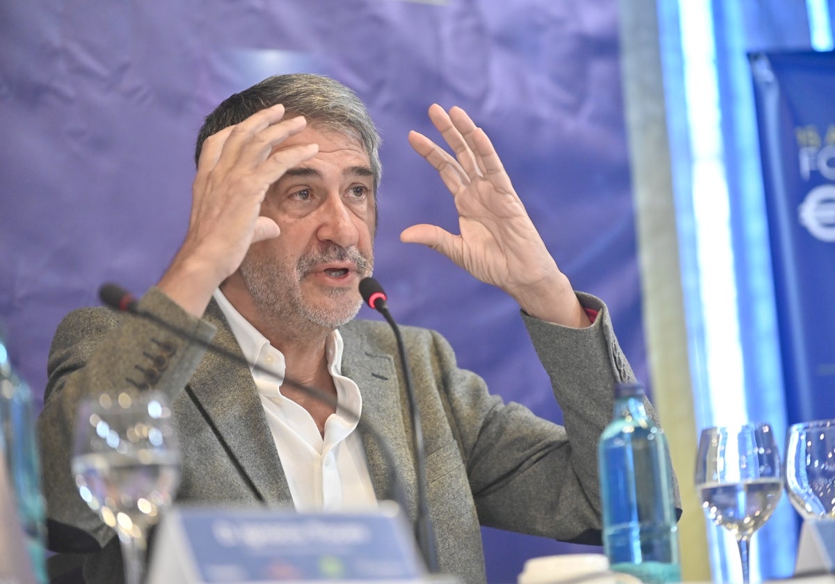 Jesús Vega, durante su intervención.