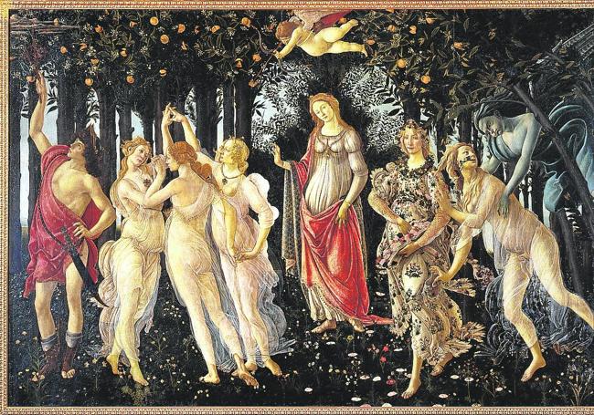 'La primavera' de Botticelli (1480) inspiró algunas coreografías de Isadora Duncan.