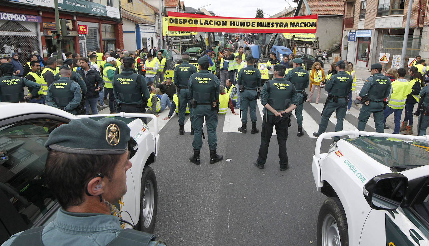 El corte de la travesía de San Rafael, en imágenes