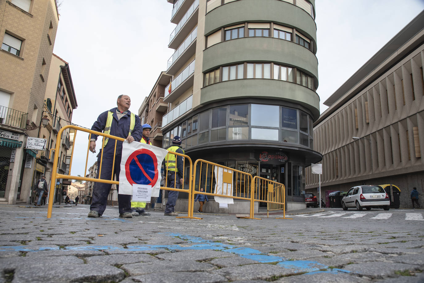 El inicio de las obras de Blanca de Silos, en imágenes
